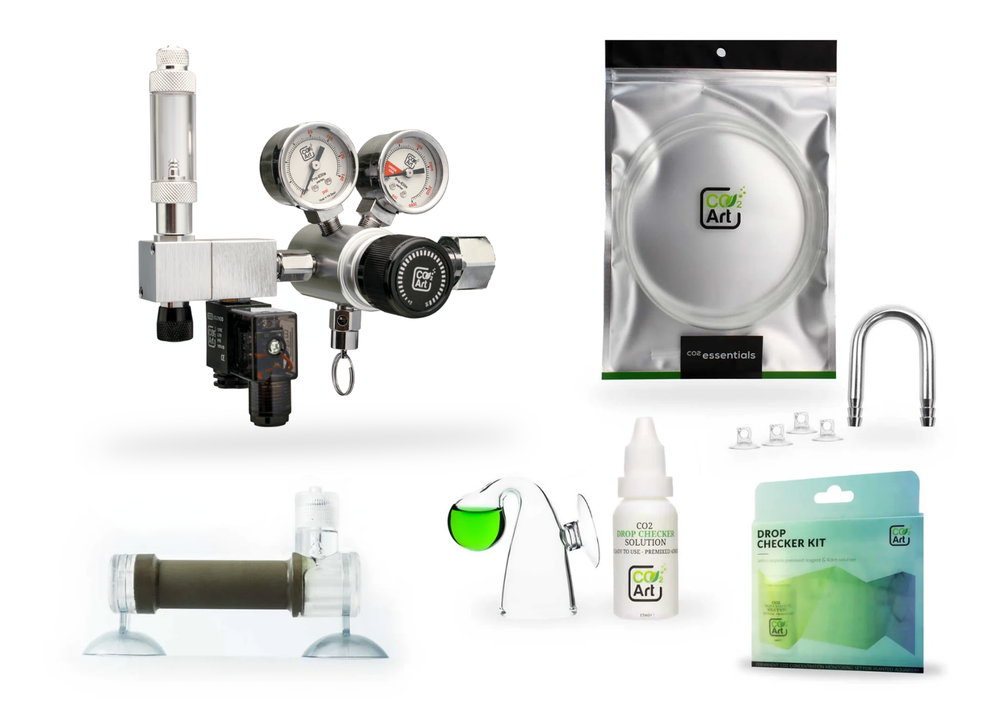 New Pro-Elite Series V2 Complete Aquarium CO2 System with in-tank Flux_ Diffuser