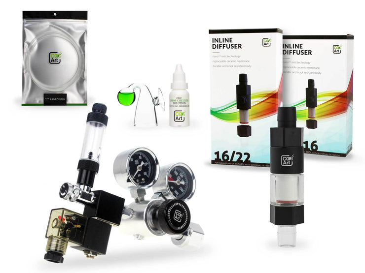 Pro-SE Series Complete Aquarium CO2 System with New Inline CO2 Diffuser